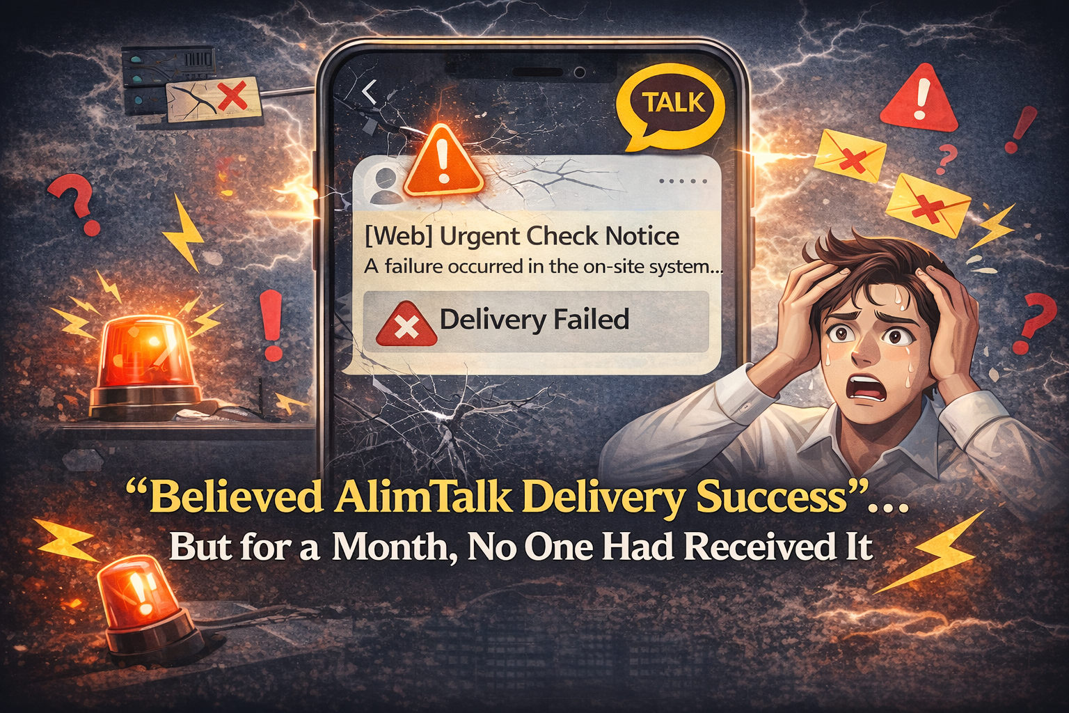 Believed "Alimtalk Sent Successfully" - No One Received Messages for a Month