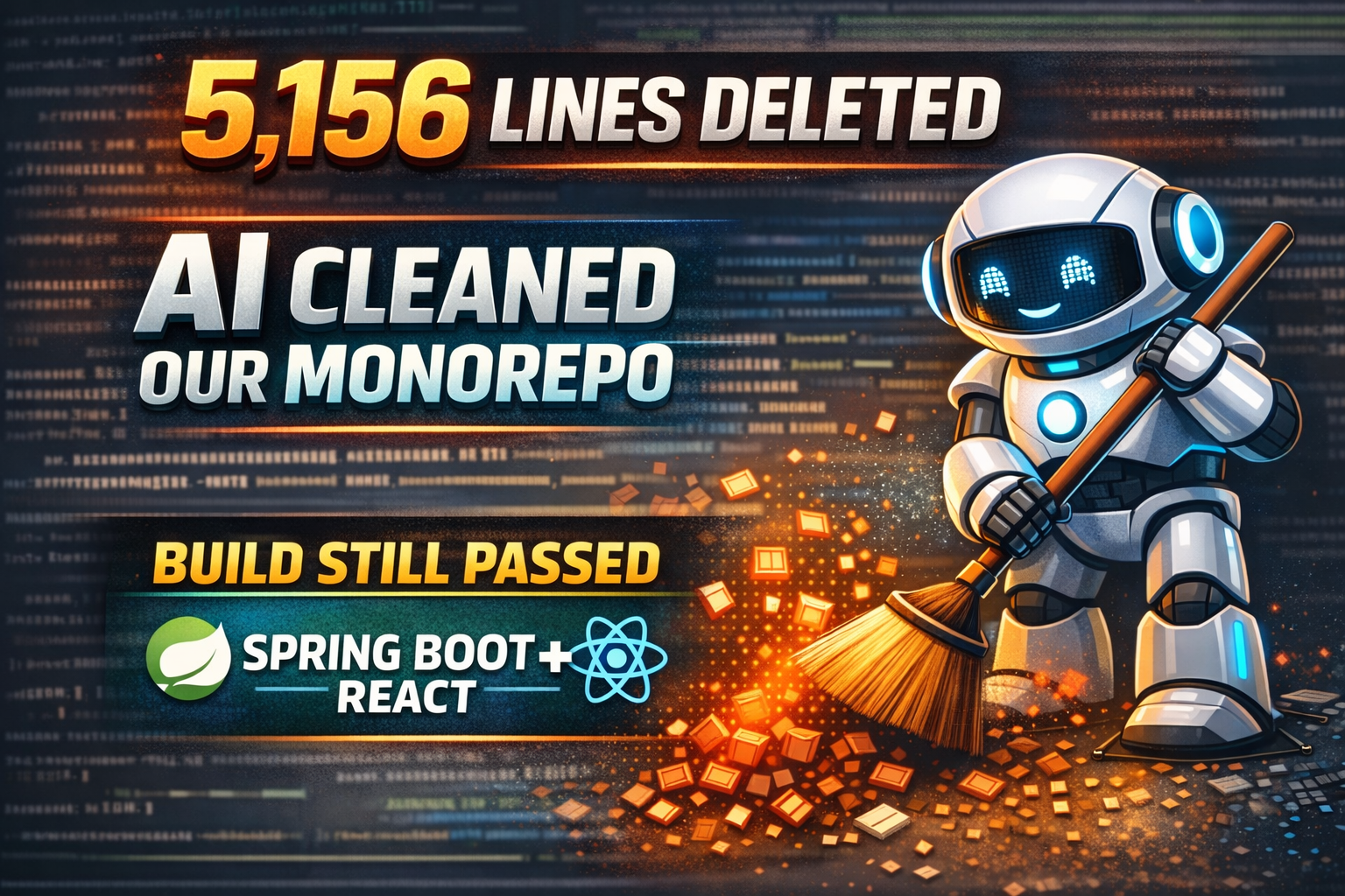 I Used an AI Agent to Delete 5,000 Lines of Dead Code