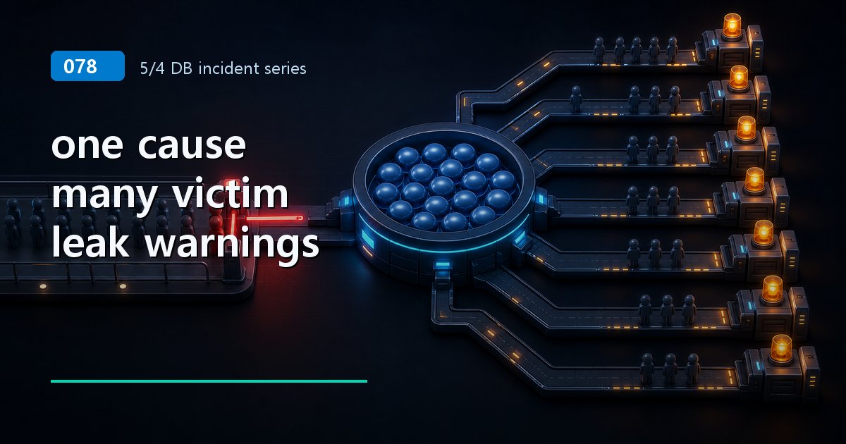 one cause many victim leak warnings